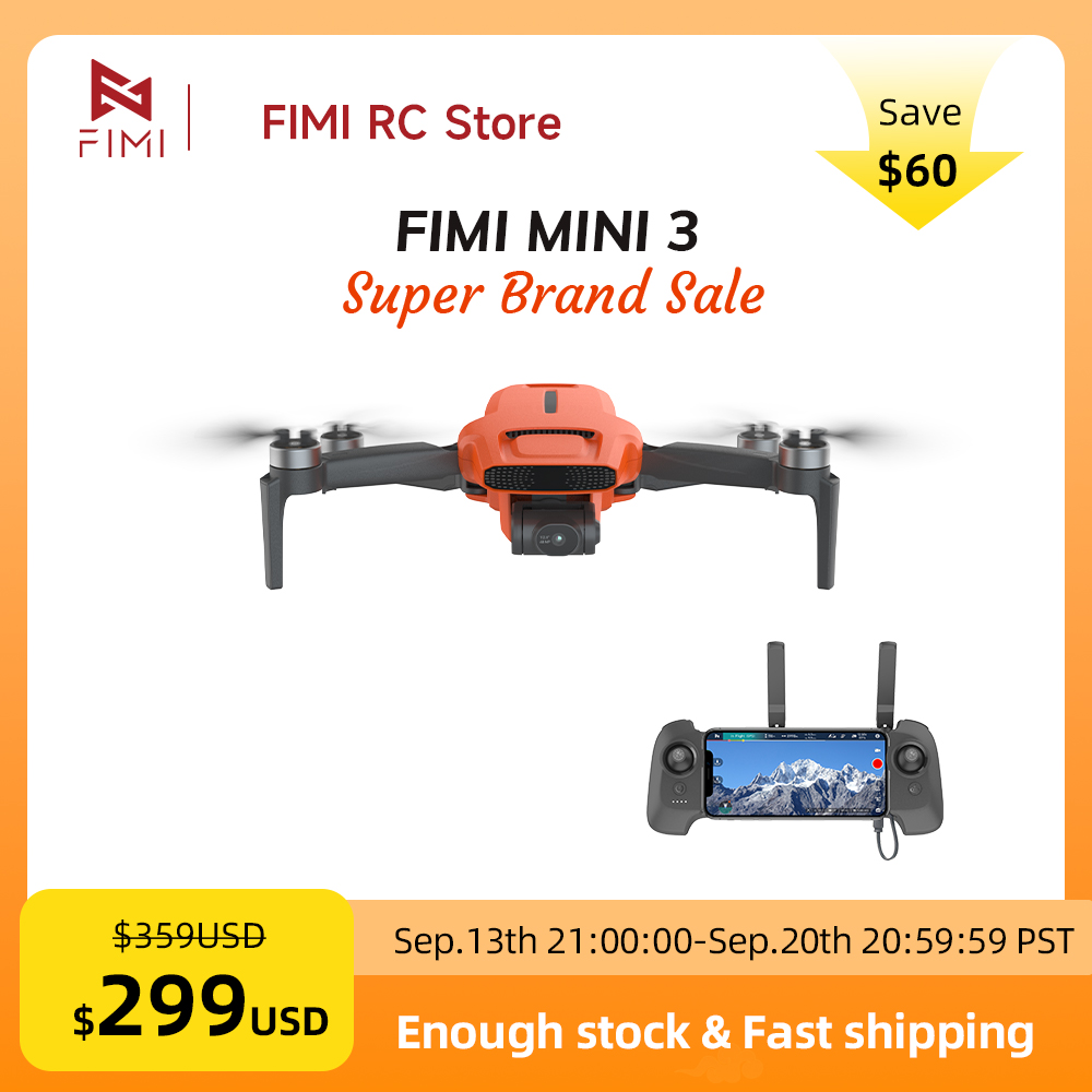 FIMI MINI 3 Camere Drone 4K 60 - Drone Gps Mount ulasan dan harga